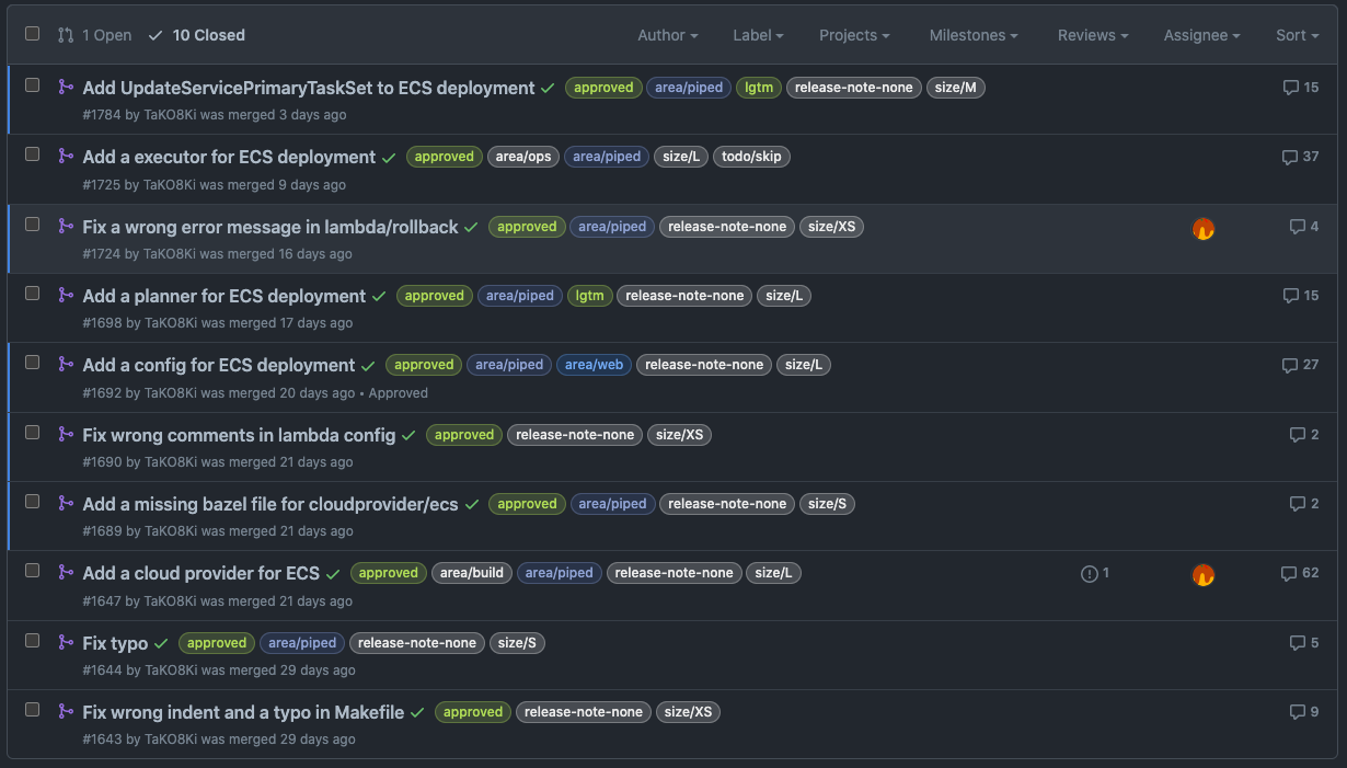 pull request